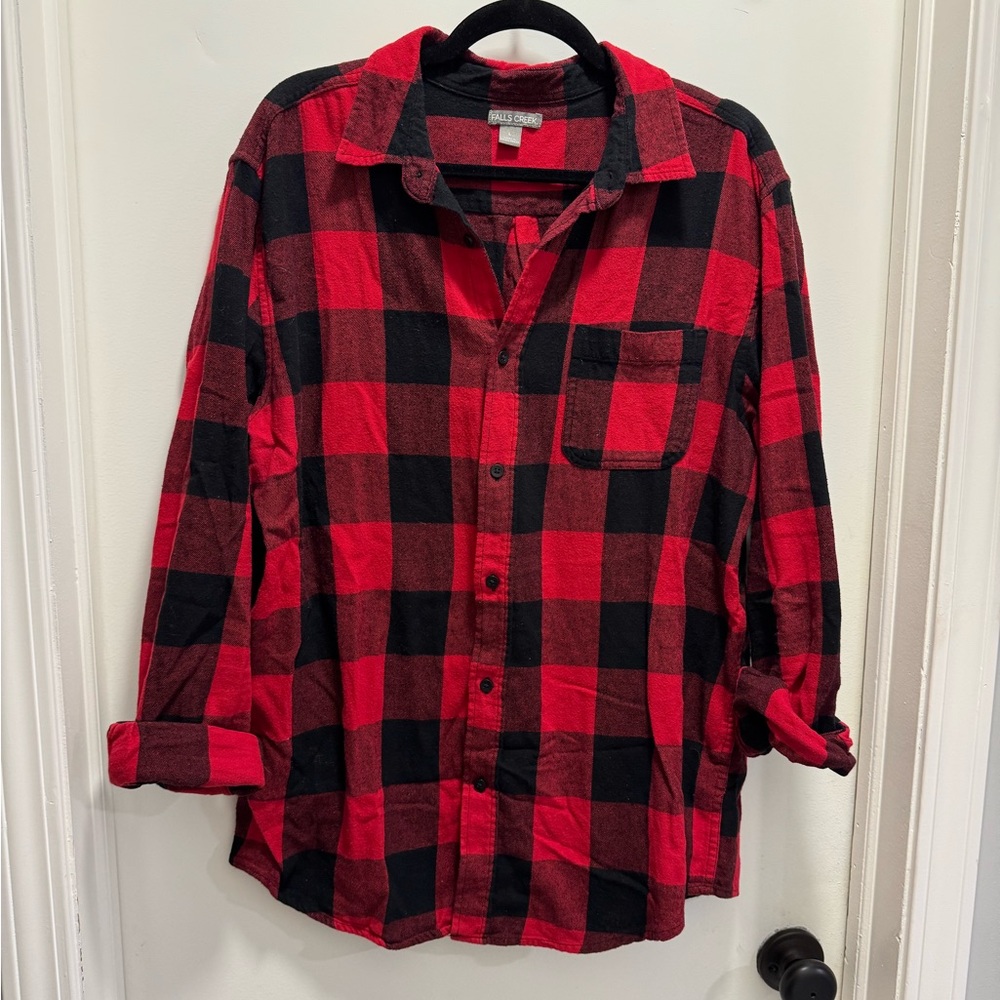 Red and Black Plaid Flannel